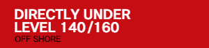 DIRECTLY UNDER LEVEL 140 / 160