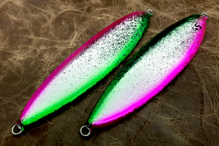 ティアーサーモン45/55/65 グリッターモデル グリーンピンク