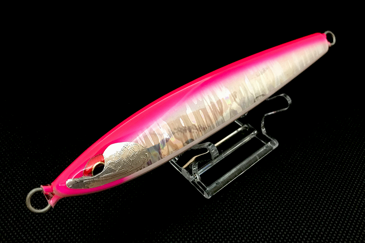ディアン太刀魚 ホログラム バックグローピンク（高輝度/長時間）