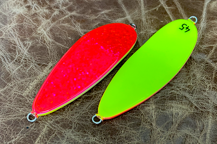 フィッシュバルスプーン リバーシブル蛍光レッドチャート