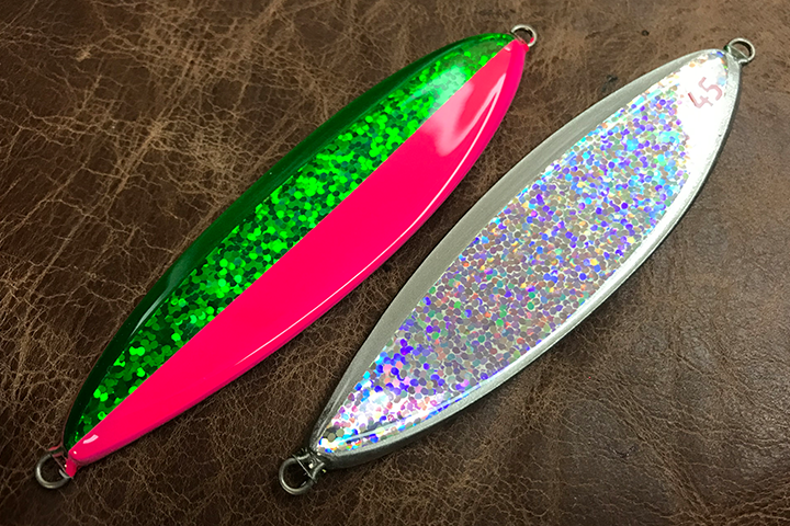 ティアーサーモン45/55/65 ハーフグリーンパッションピンクシルバー