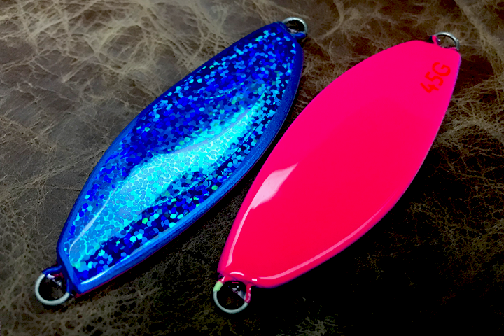 サーモンスプーン45/55 バックグロー リバーシブルブルーパッションピンク