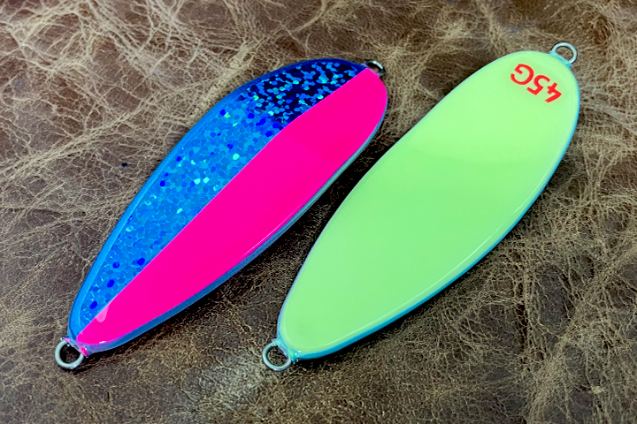 フィッシュバルスプーン バックグロー　ハーフブルーパッションピンク