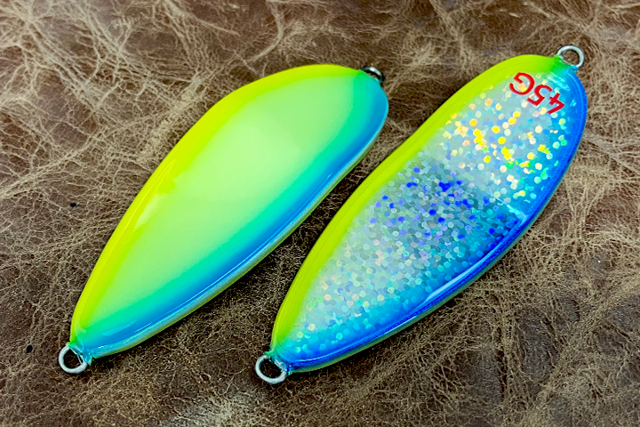 フィッシュバルスプーン フロントグロー ダブルブルーイエロー