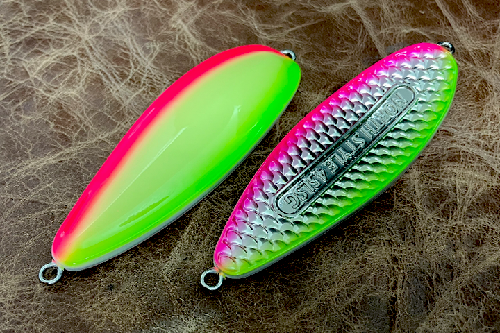 ジアキア ノーススタイル フロントグロー チャートグリーンピンク