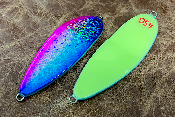 フィッシュバルスプーン バックグロー ブルーピンク