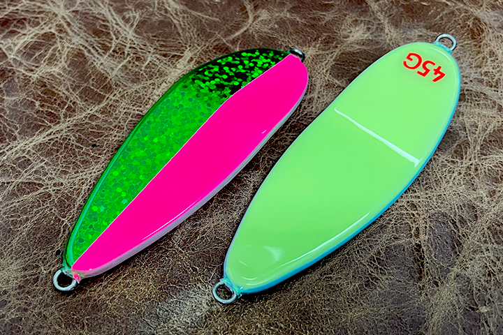 フィッシュバルスプーン バックグロー ハーフグリーンパッションピンク