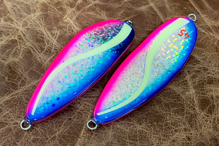 フィッシュバルスプーン グローライン ブルーピンク