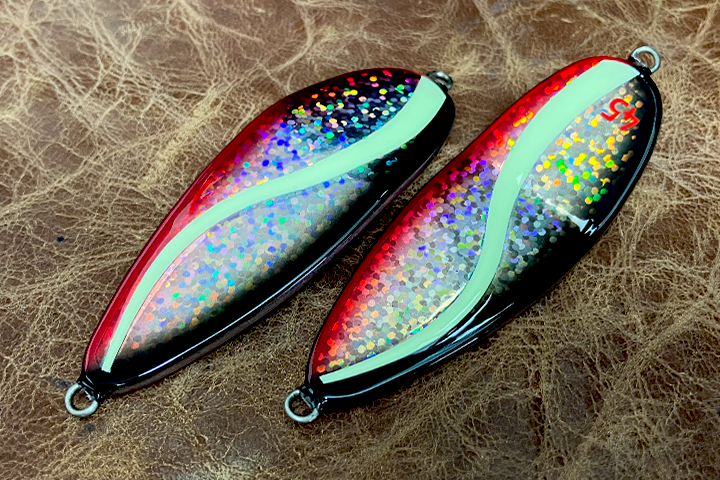 フィッシュバルスプーン グローライン レッドブラック