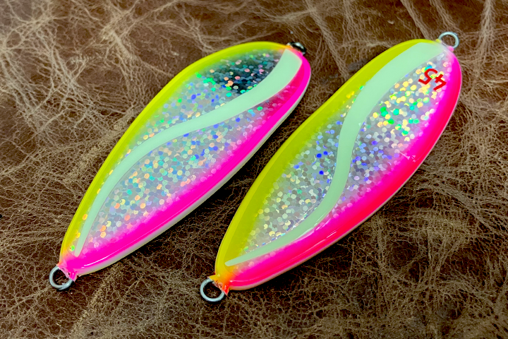 フィッシュバルスプーン グローライン ピンクイエロー