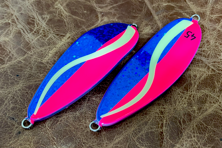 フィッシュバルスプーン グローライン ハーフブルーパッションピンク