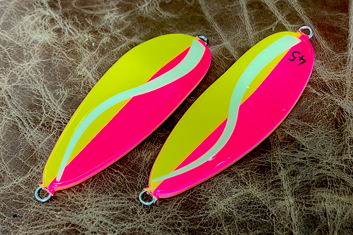 フィッシュバルスプーン グローライン ハーフイエローパッションピンク