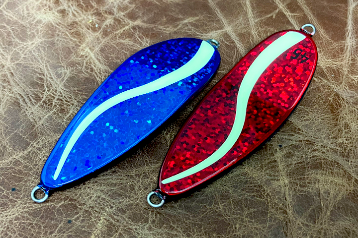 フィッシュバルスプーン グローライン ブルーレッド