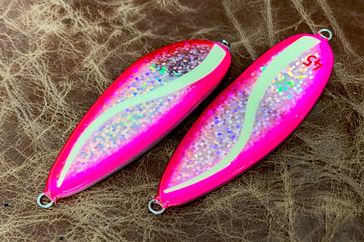 フィッシュバルスプーン グローライン ピンクレッド