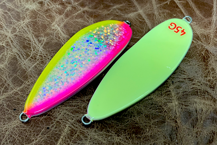 フィッシュバルスプーン バックグロー ピンクイエロー