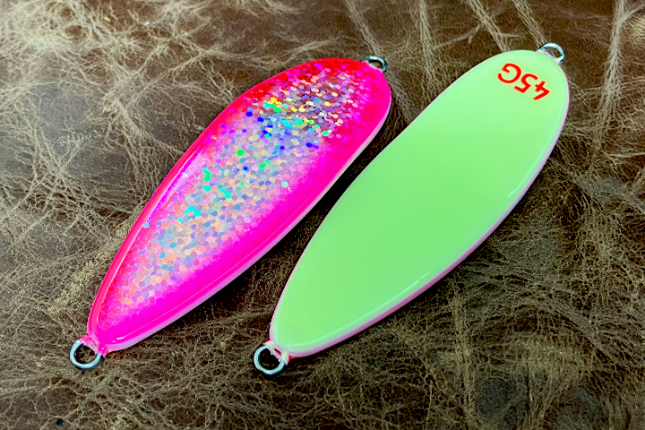 フィッシュバルスプーン バックグロー ピンクレッド