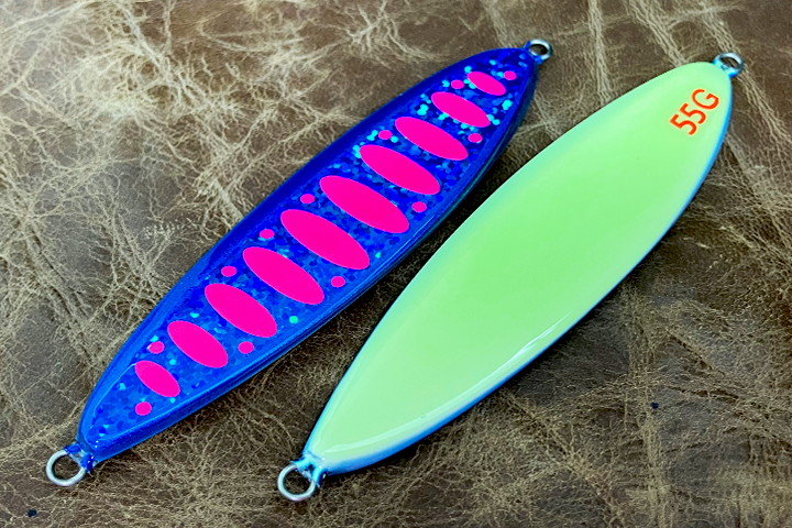 ティアーサーモン バックグロー ピンクパーマークブルー