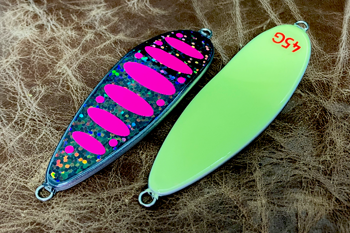 フィッシュバルスプーン バックグロー ピンクパーマーク クリアブラック