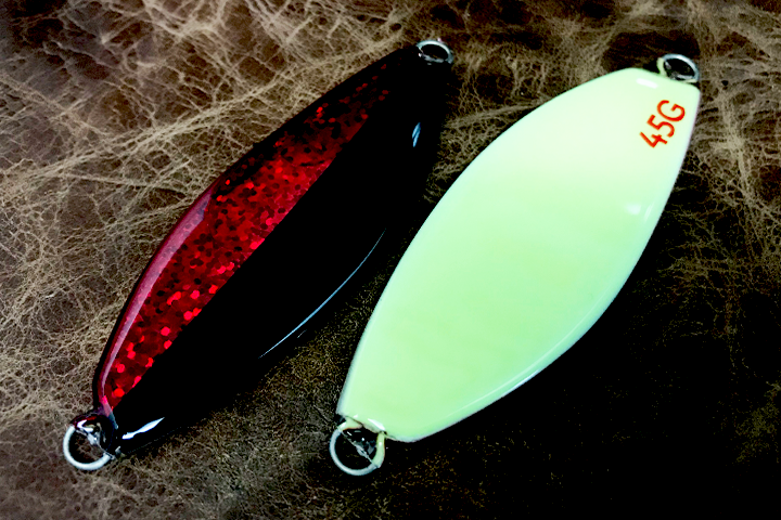 サーモンスプーン65 ホロバブル バックグロー ハーフレッドブラック