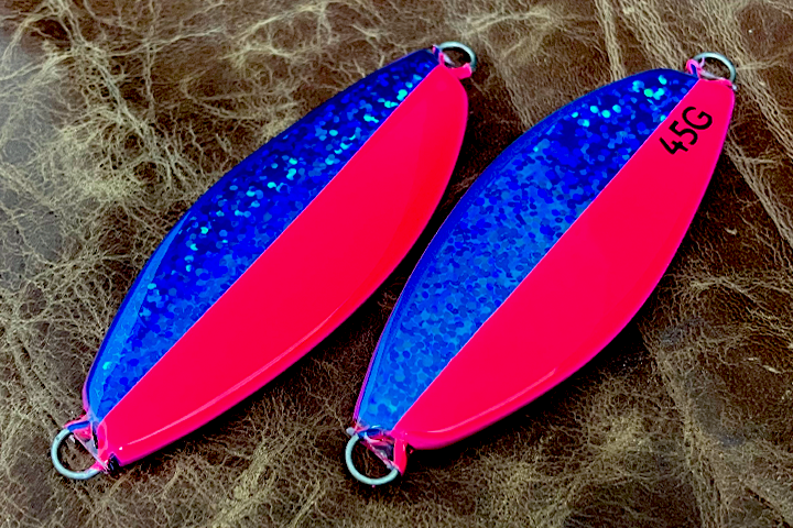 サーモンスプーン65 ハーフグローハーフブルーパッションピンク