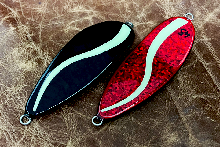 フィッシュバルスプーン グローライン リバーシブルブラックレッド