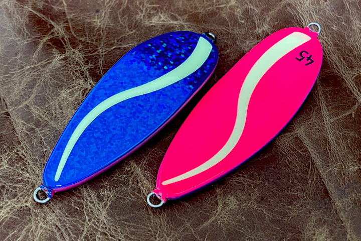 フィッシュバルスプーン グローライン リバーシブルブルーパッションピンク