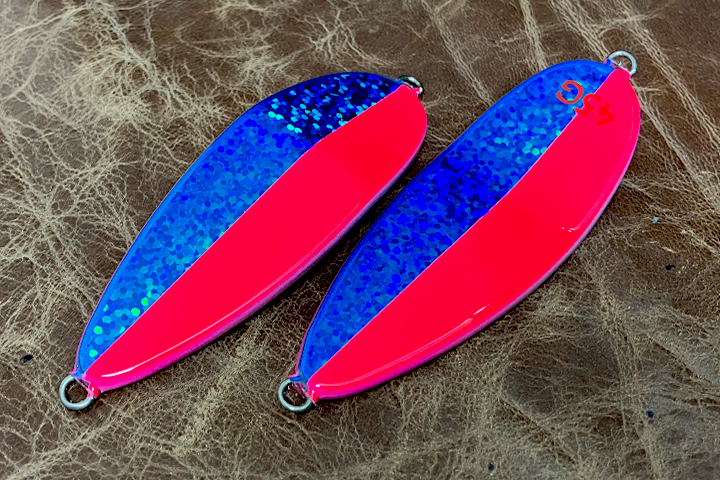 フィッシュバルスプーン ハーフグローハーフブルーパッションピンク