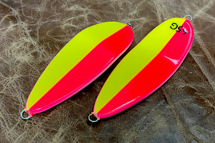 フィッシュバルスプーン ハーフグローハーフイエローパッションピンク