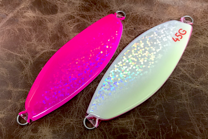 サーモンスプーン45/55 グローエッジ ピンク