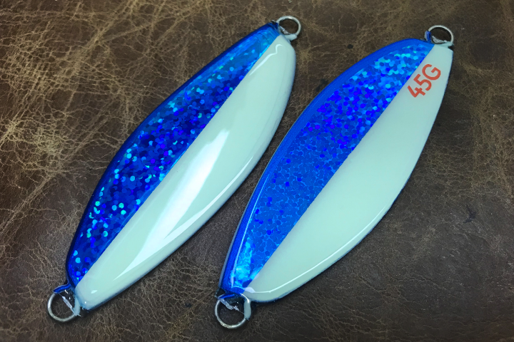 サーモンスプーン45/55 ハーフグロー ブルー
