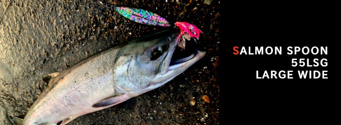 SALMON SPOON 55LSG LARGE WIDE サーモンスプーン SALMON SPOON 55LSG LARGE WIDE サーモンスプーン