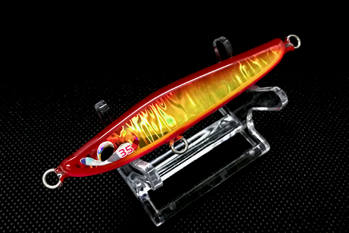 クレセントフラットモデル ホログラム 赤金ピンクベリー