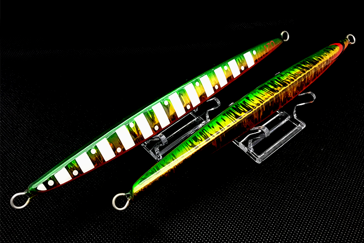 ピアス ホログラム ゼブラﾄドットグロー グリーンゴールド