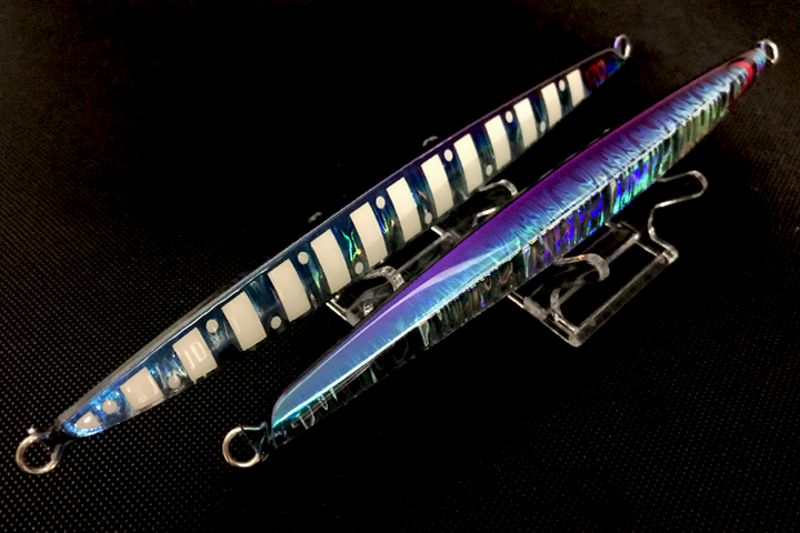 ピアス ホログラム ゼブラトドットグロー 偏光ブルーGP