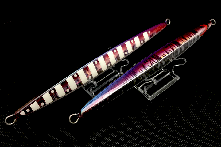 ピアス ホログラム ゼブラﾄドットグロー 偏光レッドGP