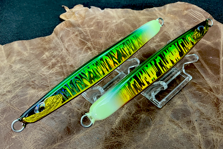 ディアン太刀魚150 ホログラム グローテイル グリーンゴールド