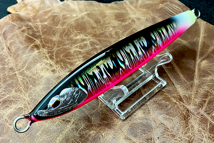 ソードスリム130 ホログラム グローテイル チャートグリーンピンク