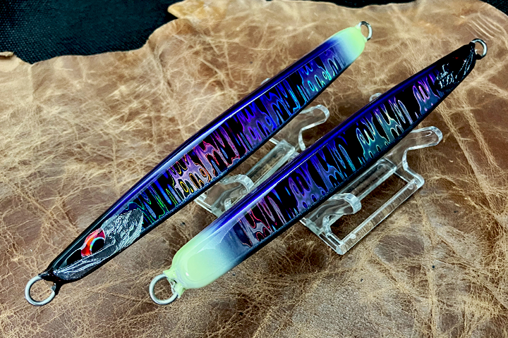 ディアン太刀魚150 ホログラム グローテイル パープルシルバー