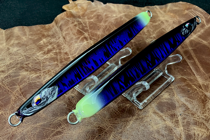 ディアン太刀魚150 ホログラム グローテイル パープルシルバー